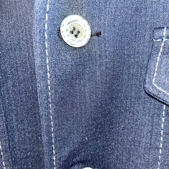 70’s Vintage Leisure Suit Style Jacket Groovy Lining Original Shirt Jacket Disco - Picture 10 of 10